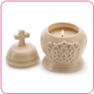 Amber Scented Cathedral Candle