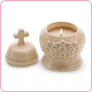 Amber Scented Cathedral Candle