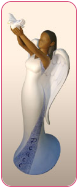 Peace Heavenly Virtues Angel Figurine