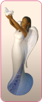Peace Heavenly Virtues Angel Figurine