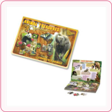 ANIMAL TREASURES PUZZLE BOOK