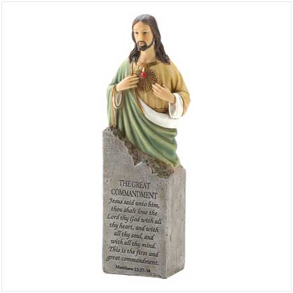 JESUS GREAT COMMANDMENT STATUE